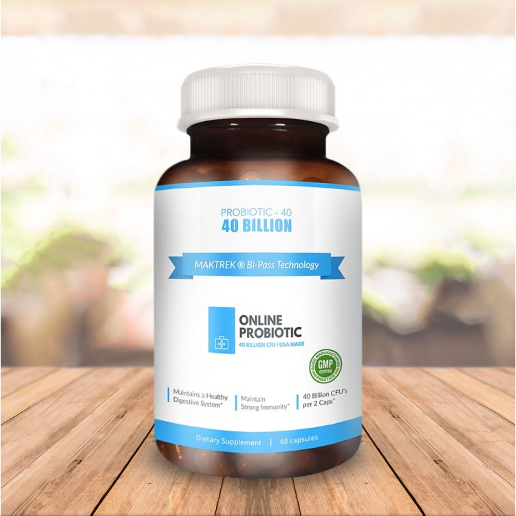 Organic Probiotic (Deep Immune System Support) 40 Billion CFU’s 7 