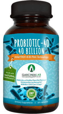 Organic Probiotic Supplement with 40 Billion CFU serving   7 Strain Natural & Pure Formula 