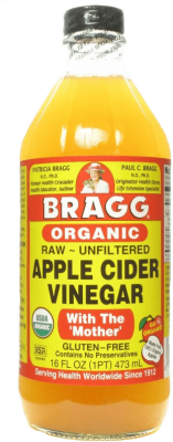 Bragg Usda Organic Raw Unfiltered Apple Cider Vinegar 16 Oz. With Mother